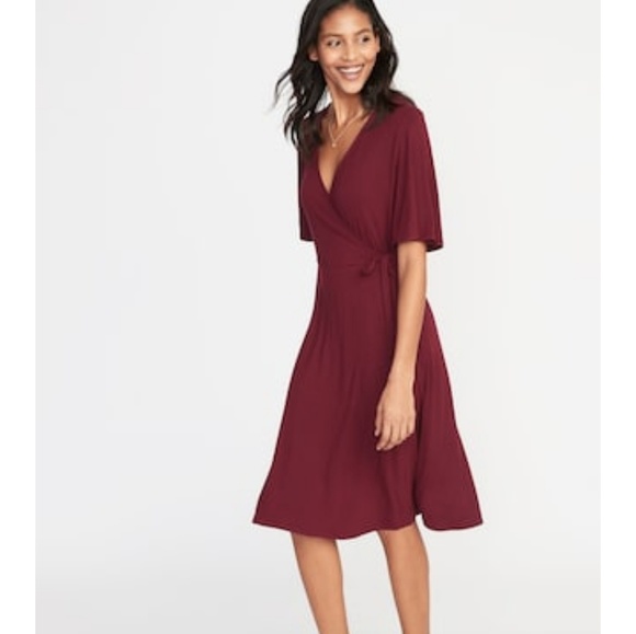 old navy faux wrap dress